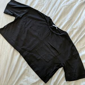 Zara pocket tee crop top